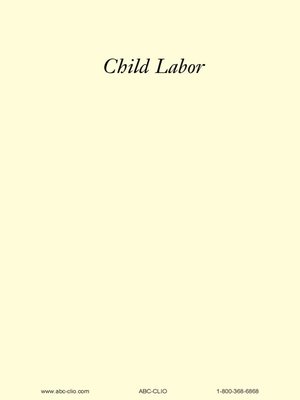 cover image of Child Labor